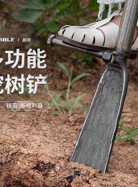 ll锰农钢锻打挖树铲洛阳铲锹加厚铁铲挖坑bbf35887洞铲子挖沟外户