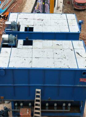 厂直吸销纤维转附盘过滤器油水分离滤LBLC-100布滤池盘式家法过滤