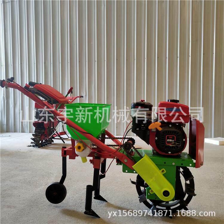 油动力播种NUC机柴式手推型追小肥机苞米大豆播种机