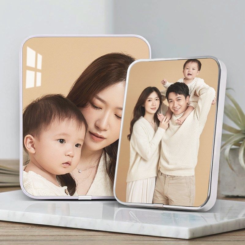 相框摆台高级定制水晶放大婚纱照全家福结婚照宝宝儿童照桌摆制作