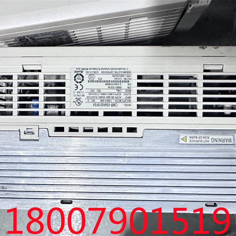 安川V1000变频器 CIMR-VB0018FB 7.5KW/5.5KW 成色漂亮 质量保