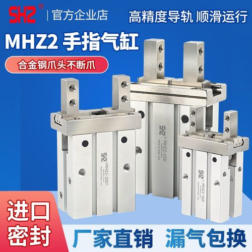 SHZ手指气缸HFZ2/MHZ2-6D/10D/16D2/20D/25D/32D1/40S平行宽气爪