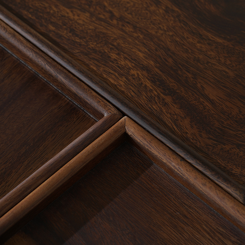 结婚敬茶胡桃木托盘婚礼茶杯喜盘木质新娘婚庆敬酒红色盘子用茶盘