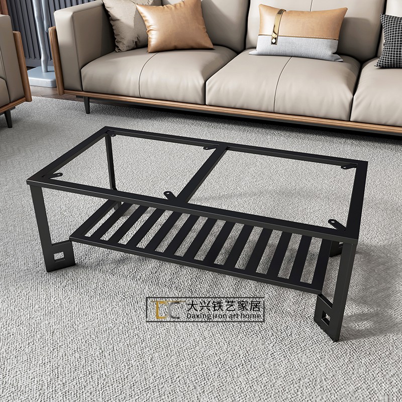 现代小户型茶几桌脚悬空茶几支架桌腿客厅层茶桌脚金属桌脚桌架