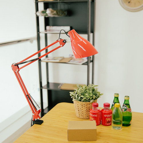 和晖 LED美甲美睫台灯拍摄长臂护眼夹子桌面学习工作绘画纹身维修