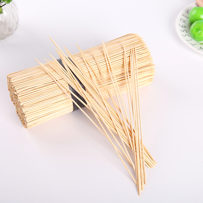 野猪林竹签20cm*2mm一次性烧烤签子麻辣烫串串串香关东煮木签签字