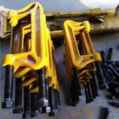 钢轨焊接之前临时固定器 置P50 钢轨急救器 钢轨无孔夹紧装