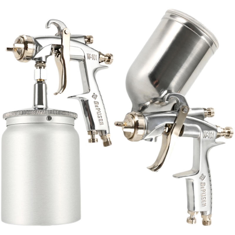 w101喷枪喷漆枪德普森w71下壶压送式气动喷枪家具汽车w77油漆喷枪