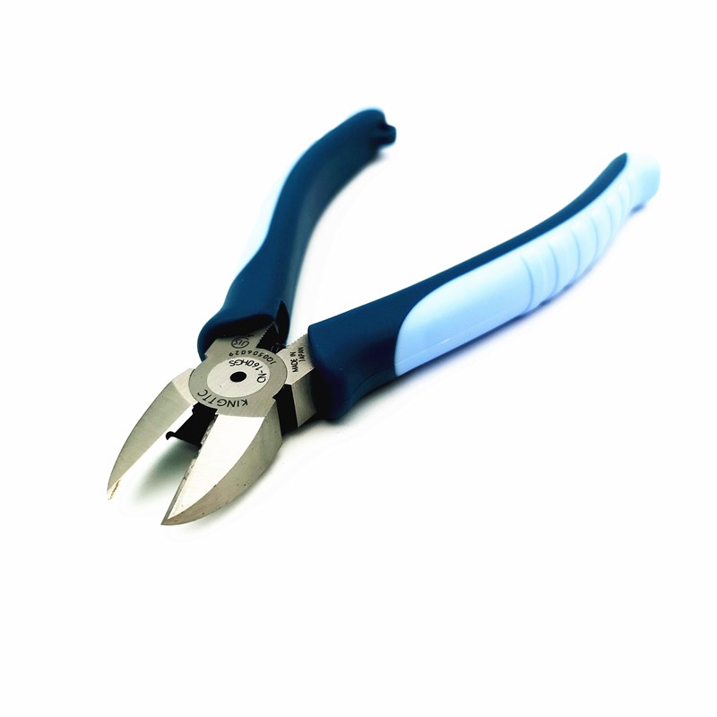 角田TTCCN-10HGS斜口钳拉链寸电工斜嘴强力色柄剪钳