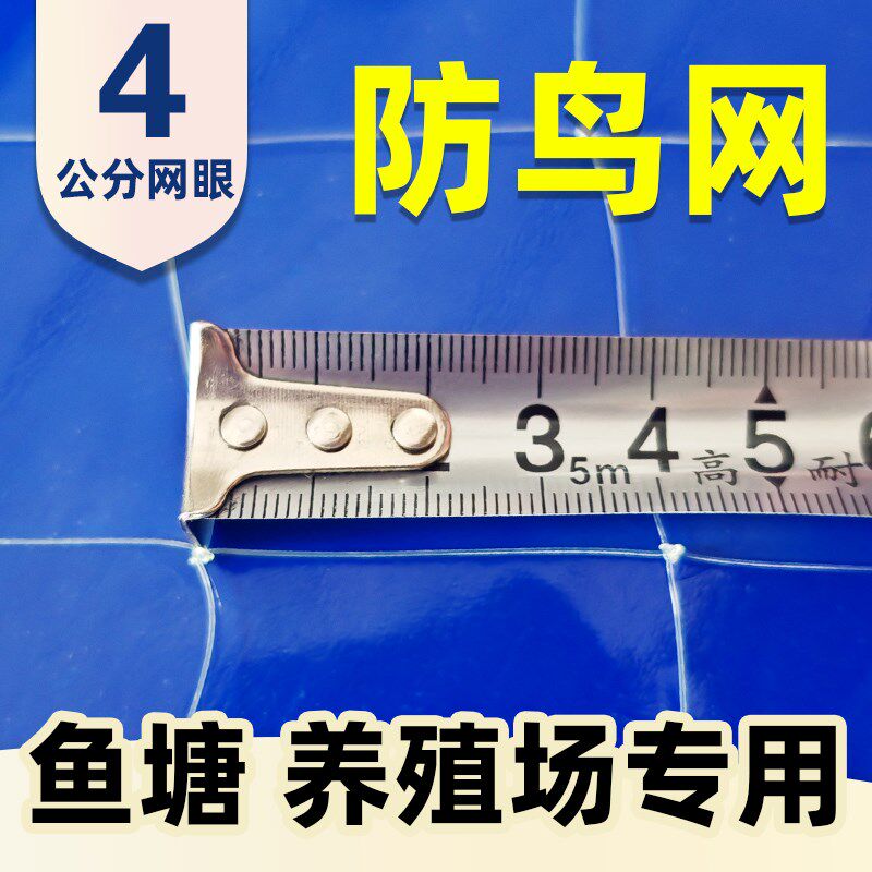 鱼塘稻田防鸟网天网4厘米网孔池塘养殖泥鳅青蛙龙虾尼龙网防白鹭