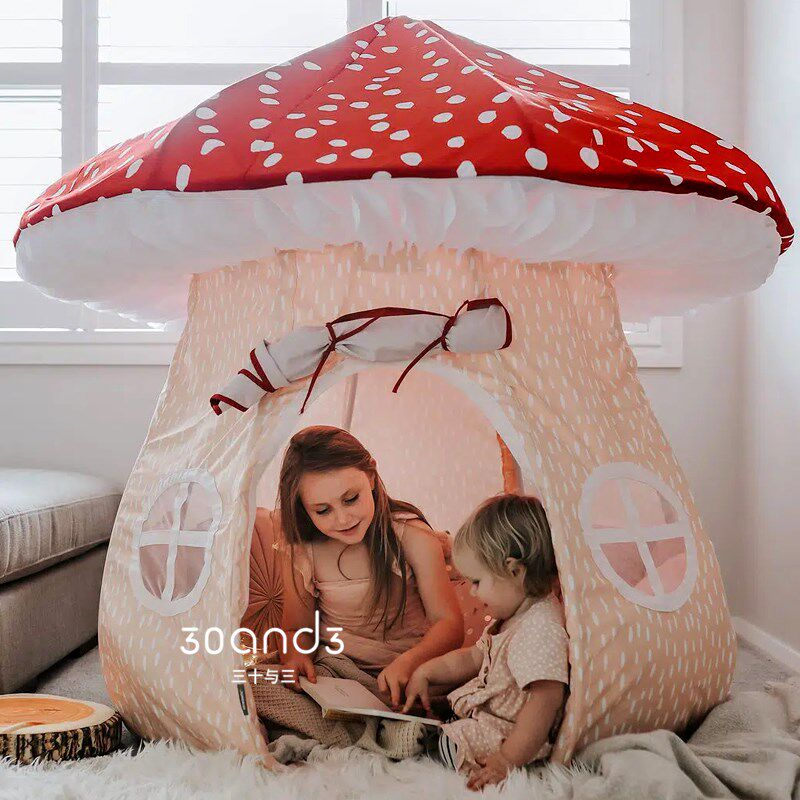 儿童帐篷室内蘑菇屋宝宝玩具游戏屋过家家小房子宝宝公主男孩女孩