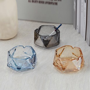 JOJOS L. PD.Dulo.玻璃烟灰缸个性创意水晶摆件几何烟缸丨都洛