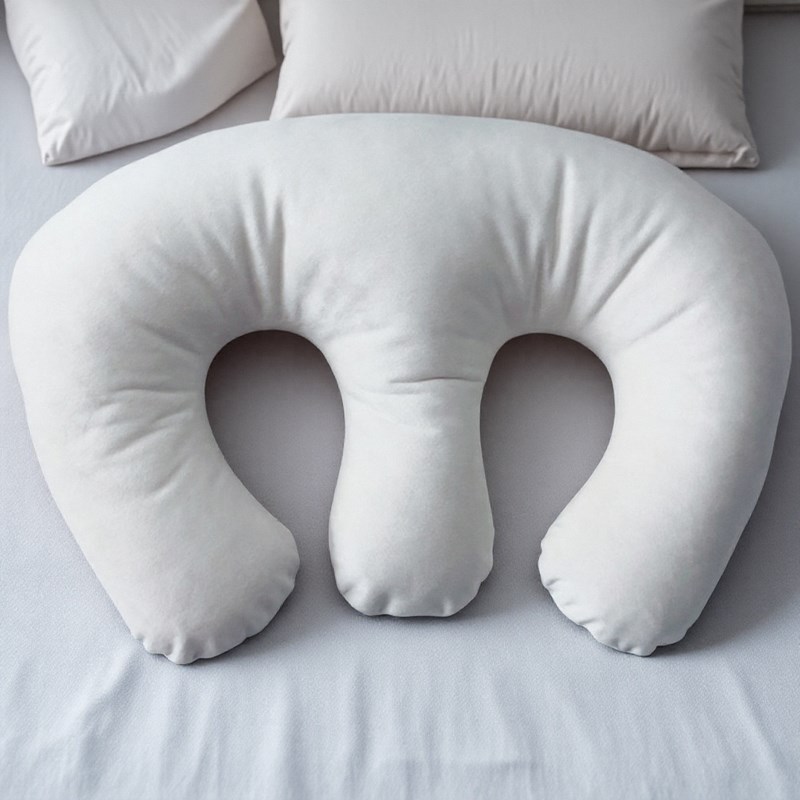 法兰绒美容院胸枕产后按摩修复咪咪枕头护理通乳胸垫趴枕可拆洗