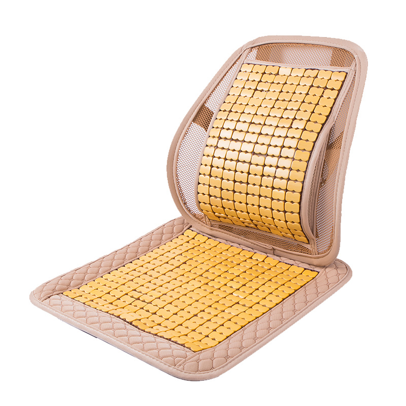 办公室夏季竹片座椅垫靠背垫一体汽车护腰坐垫靠背车载凉垫腰垫