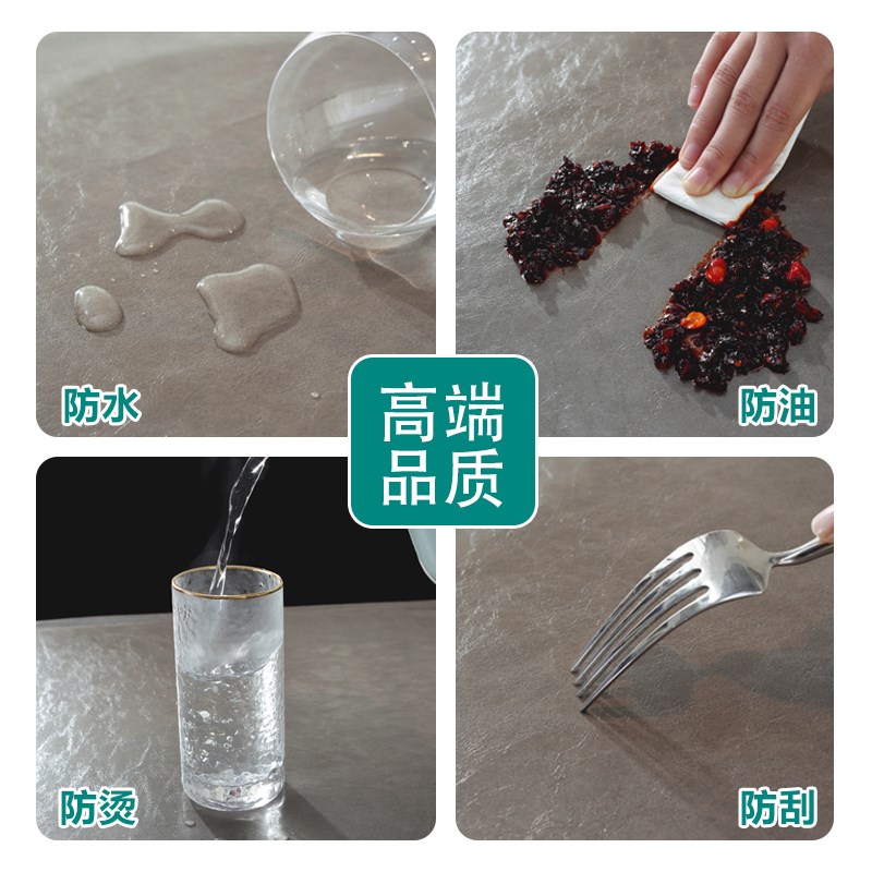 烤火桌罩防水防油防烫正方形皮罩餐桌布长方形取暖电炉茶几皮