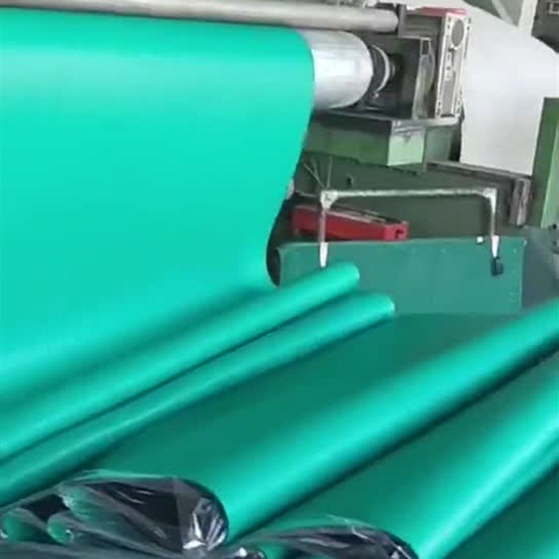 防静电台垫橡胶垫子绿色耐高温胶皮蓝色1.2米10米工作台维修桌垫