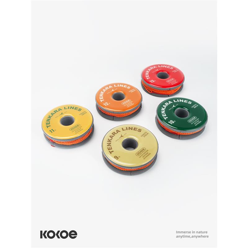 KOKOE小蛙锥形编织浮水主线子线毛钩溪流马口白条鳟鱼天展线组套