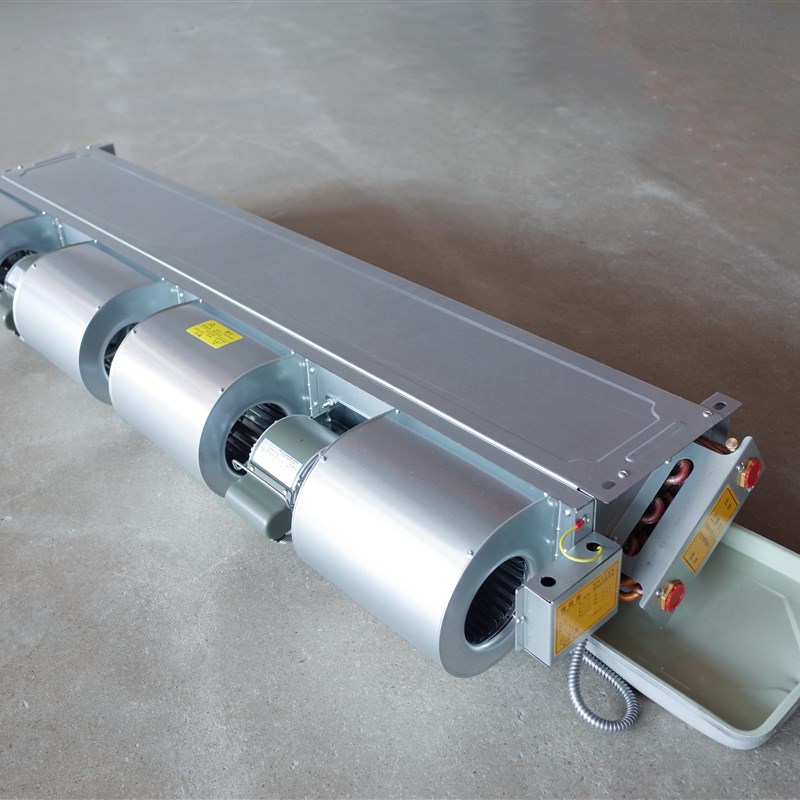 超薄风机盘管卧式暗装水空调中央水冷暖两用商家用FPW煤改气电