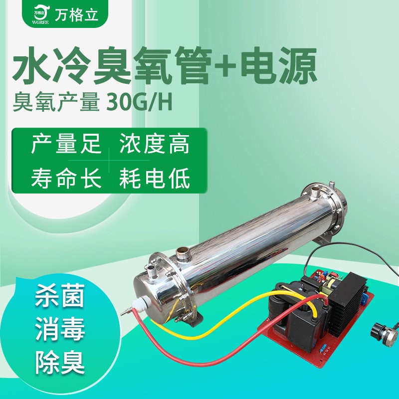 不锈钢水冷30G/H臭氧发生器配件耐腐蚀浓度高工业消毒出口品质