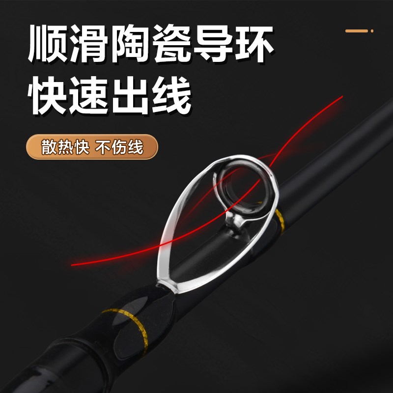 筏钓竿伸缩定位筏竿伐竿新款高端桥筏杆竿单竿稍船软尾夜光苍穹