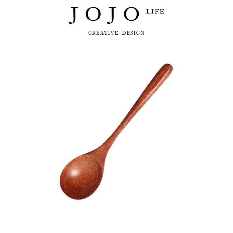 JOJOS L. PD.Dijiu.木勺子长柄吃饭用家用大号木头木质 地久