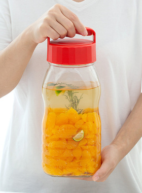 泡酒瓶deri石塚硝子酿酒果酒瓶泡菜罐玻璃罐密封罐