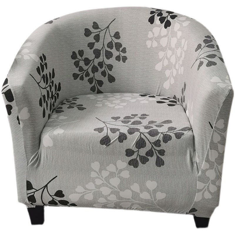 弹力简约半圆单人沙发家用沙发舒适全包沙发垫通用款