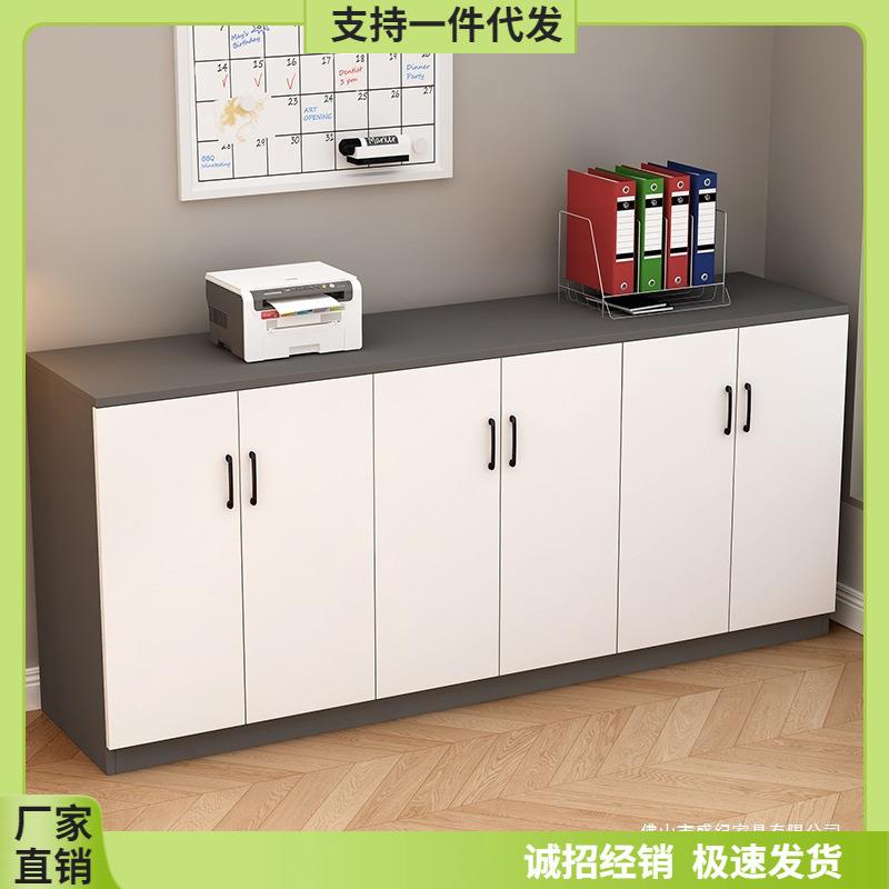 实木储物柜餐边柜卧室阳台微波炉烤箱客厅茶水带门简约收纳小柜子