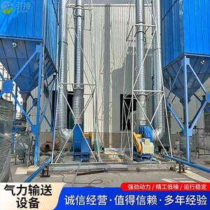 气力输送焦粉石灰粉物料均匀下料支持安装调试浓相气流输送设备