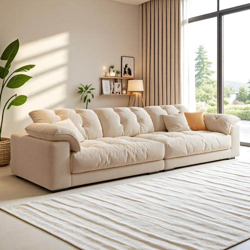 奶油风布艺沙发小户型客厅家用简约轻奢科技布艺沙发直排云朵沙发,五金/工具,五金工具箱/五金收纳箱,淘宝优惠券,粉丝福利购,淘宝优惠卷