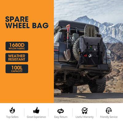 SANHIMA越野车垃圾包SUV备胎圾收纳挂大袋容量车载SH-TRASH垃袋备