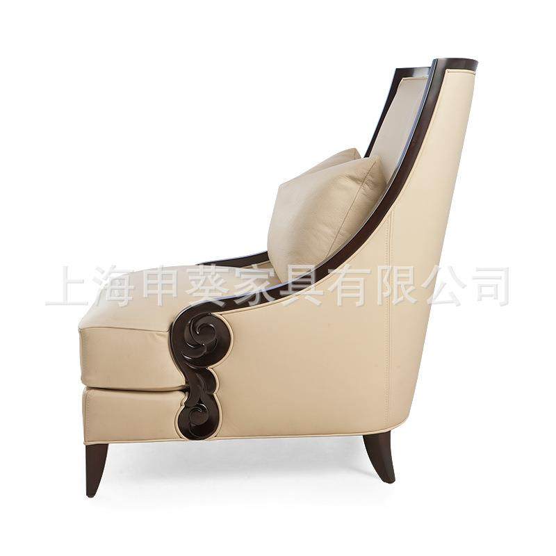 酒美式乡村复古经典会客沙发客厅布单人休沙发闲椅店别墅样艺00板,住宅家具,布艺沙发,淘宝优惠券,粉丝福利购,淘宝优惠卷