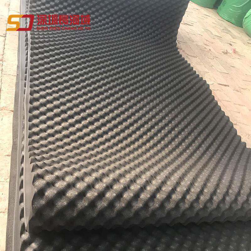 3自c/5c粘鸡蛋棉隔音吸音降噪波峰海绵m阻m燃背胶橡塑波ITB浪棉