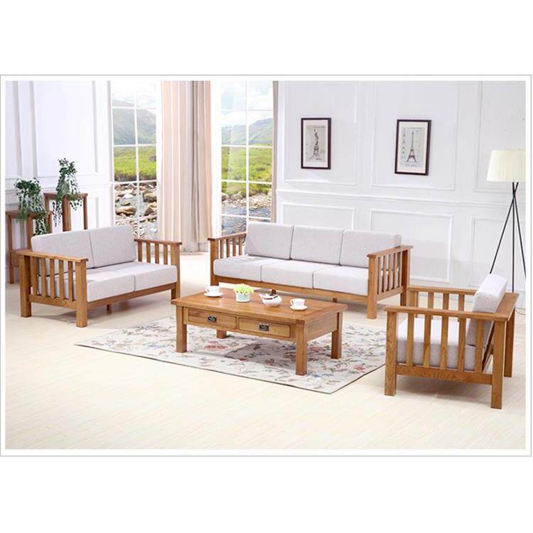 橡实木贵妃沙发头层大户型式简约会客室欧OVV用转角木家单人