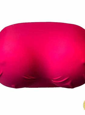 新品回枕头F$p$%p#g带红色舞者枕套(红哑光氨纶)枕弹色头⇕胸枕