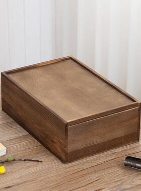 木质纳收纳盒桌面卧室多货用途木质收ltao1001盒格收纳木盒现厂工