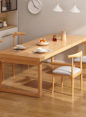 家新中式书法桌实木腿书桌用毛笔简书画SZ011714桌案台书写字桌易