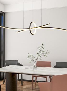 极简餐厅创意个性设计师灯艺术吧台RGX现简约办公室长条桌吊灯代
