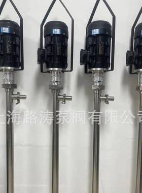 HP-100W+000HV-1000高粘度抽液AGU1泵甘油插桶泵油脂泵螺杆1式插