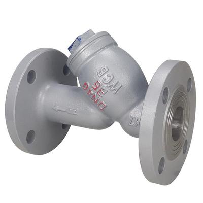 GL41H-1C铸钢Y型过滤器不锈钢6兰管道高除温污双网PFP80目过滤法