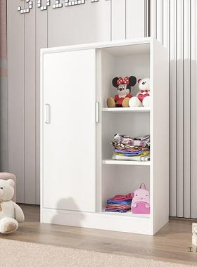 儿童室矮衣柜推拉门衣柜家用卧简PDJ易出代租房用现简衣约小户型