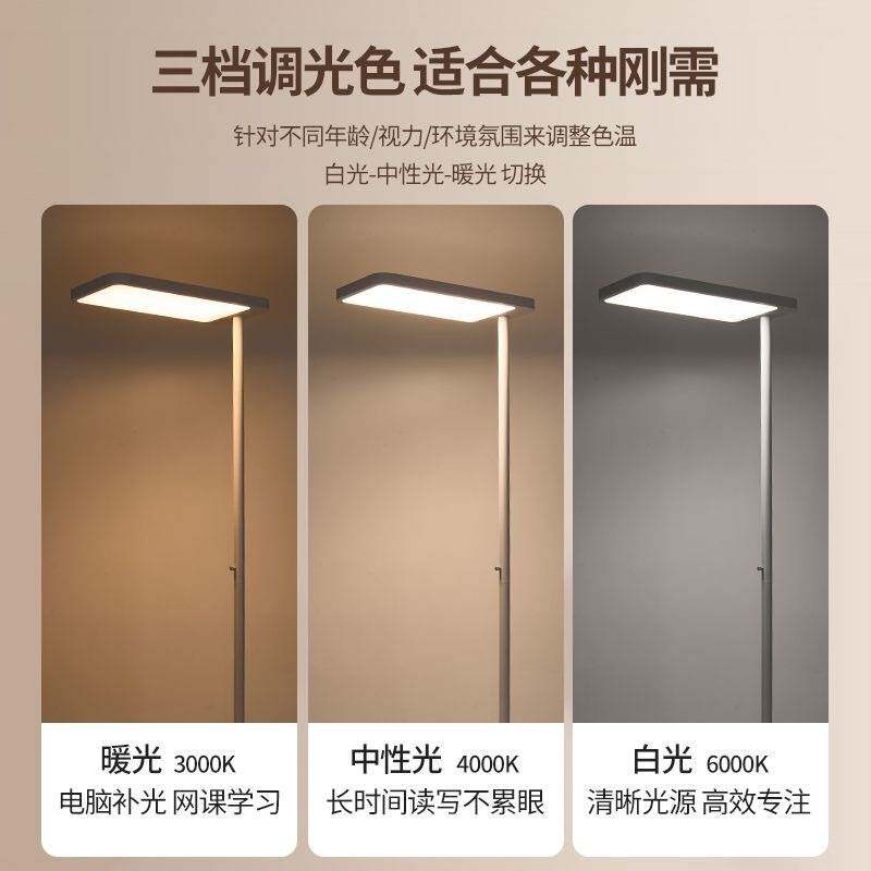 全光谱大路灯护眼落地灯学习专用儿童阅读立式台灯钢琴灯练琴