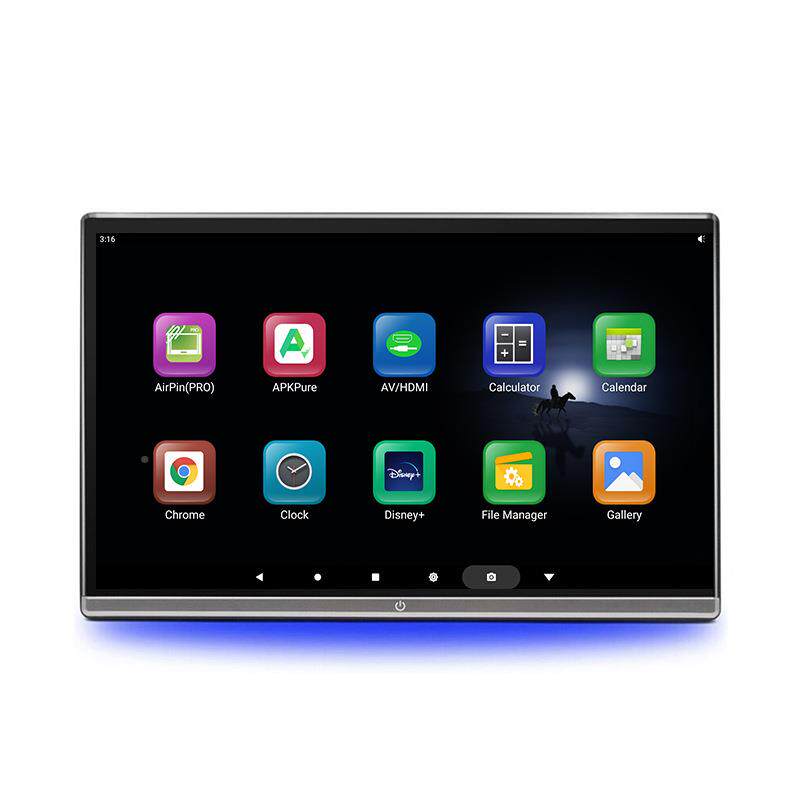 新款卓EWW4寸外挂显示器14寸外挂显示器14寸头枕安卓显示器安8+11