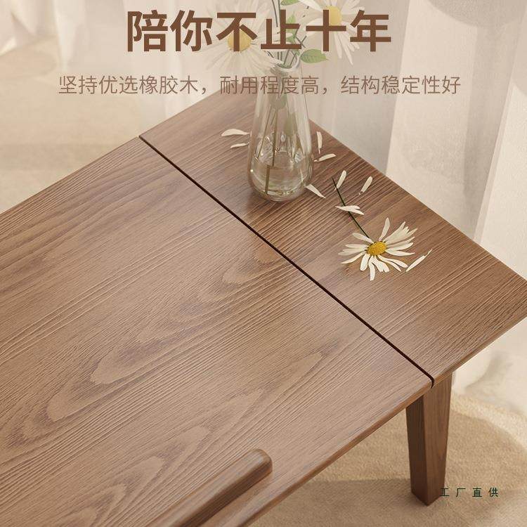 实木飘窗桌日榻UGV榻茶桌家用茶几炕几床上炕叠桌折米小式桌子