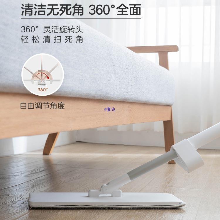 家懒人拖把免洗平板干湿地两用吸水用拖把585布一拖瓷砖木板手净