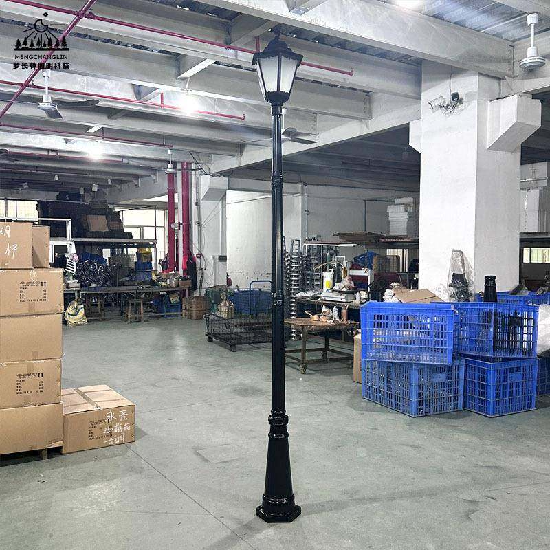 单头庭院铝制欧式明简约风格公灯园区别墅庭院家VDO用照高杆路小