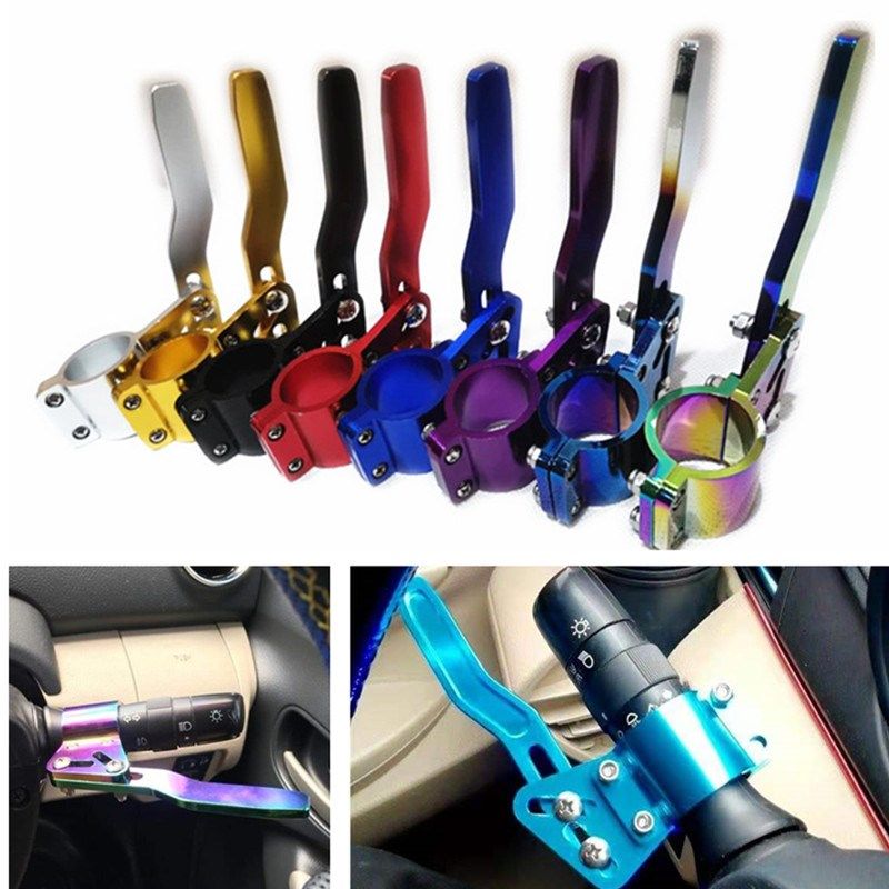 汽车改装方向盘拨片加长杆 转向灯远近灯信号延长杆 快拨器控制杆