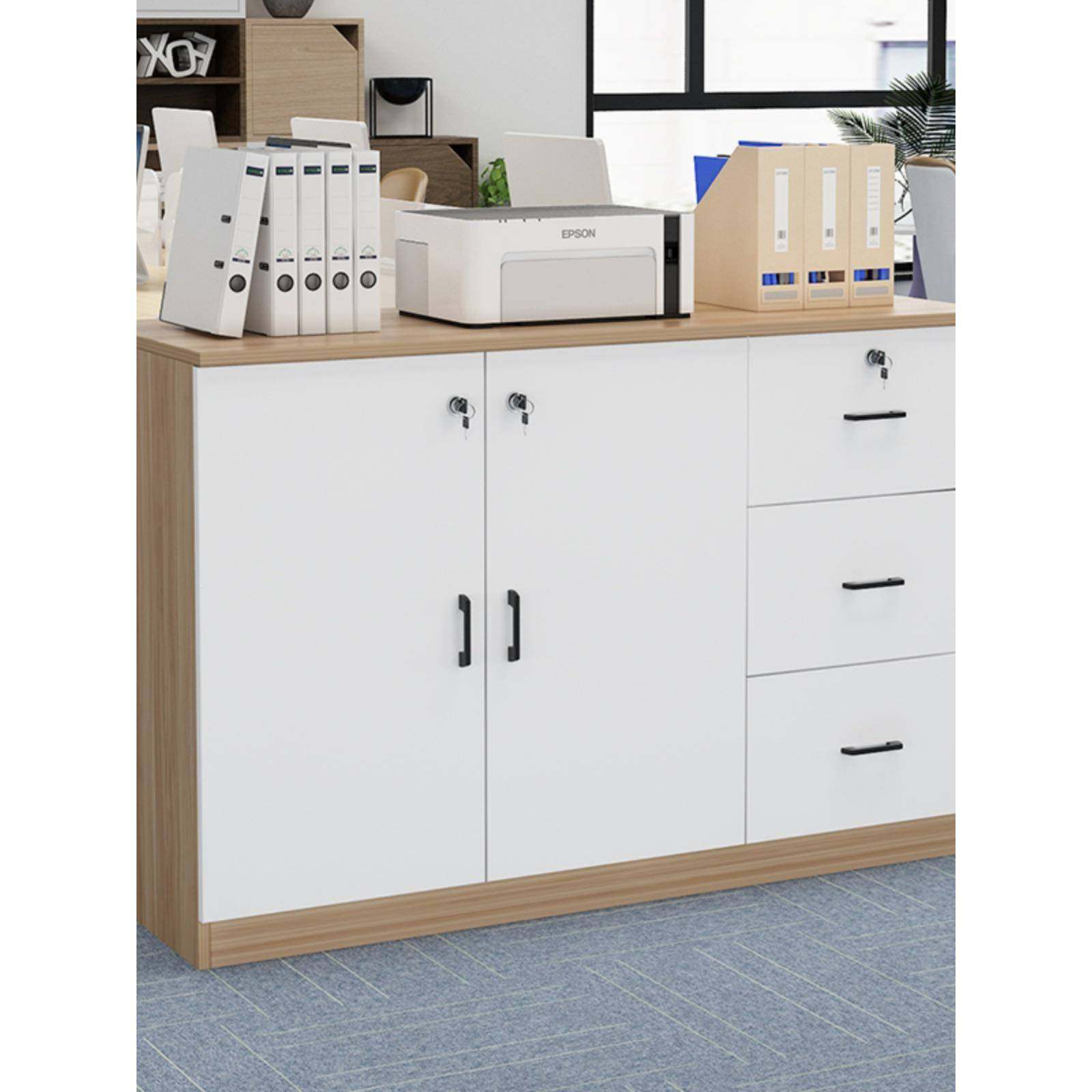 办公室件柜收纳柜床头柜柜置物边抽YXW屉柜柜木质带文锁矮储物小,商业/办公家具,办公储物柜,淘宝优惠券,粉丝福利购,淘宝优惠卷