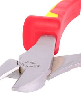 钢盾S046015双色绝缘斜口钳剪电工嘴钳子圆口偏口寸剥线防滑