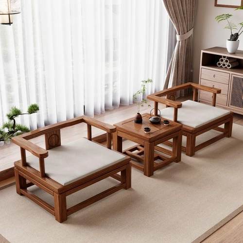 新中式实木禅椅坐榆木打泡椅茶圈椅围主人椅老椅休闲560日式木椅